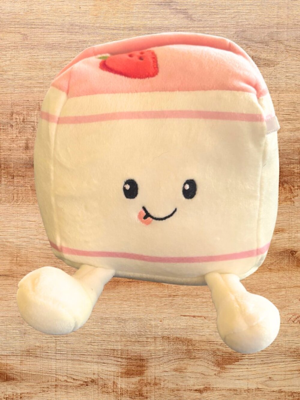 Giggle Scape 6" Strawberry Milk Plush Stuffed Animal Cute Kawaii